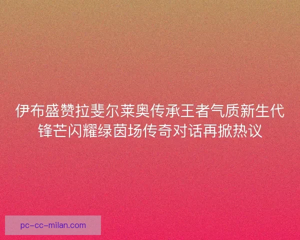 伊布盛赞拉斐尔莱奥传承王者气质新生代锋芒闪耀绿茵场传奇对话再掀热议